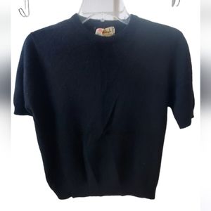 Vintage, 100% cashmere black sweater